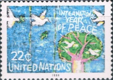 UN New York #Mi497 MNH 1986 International Peace Year [475]