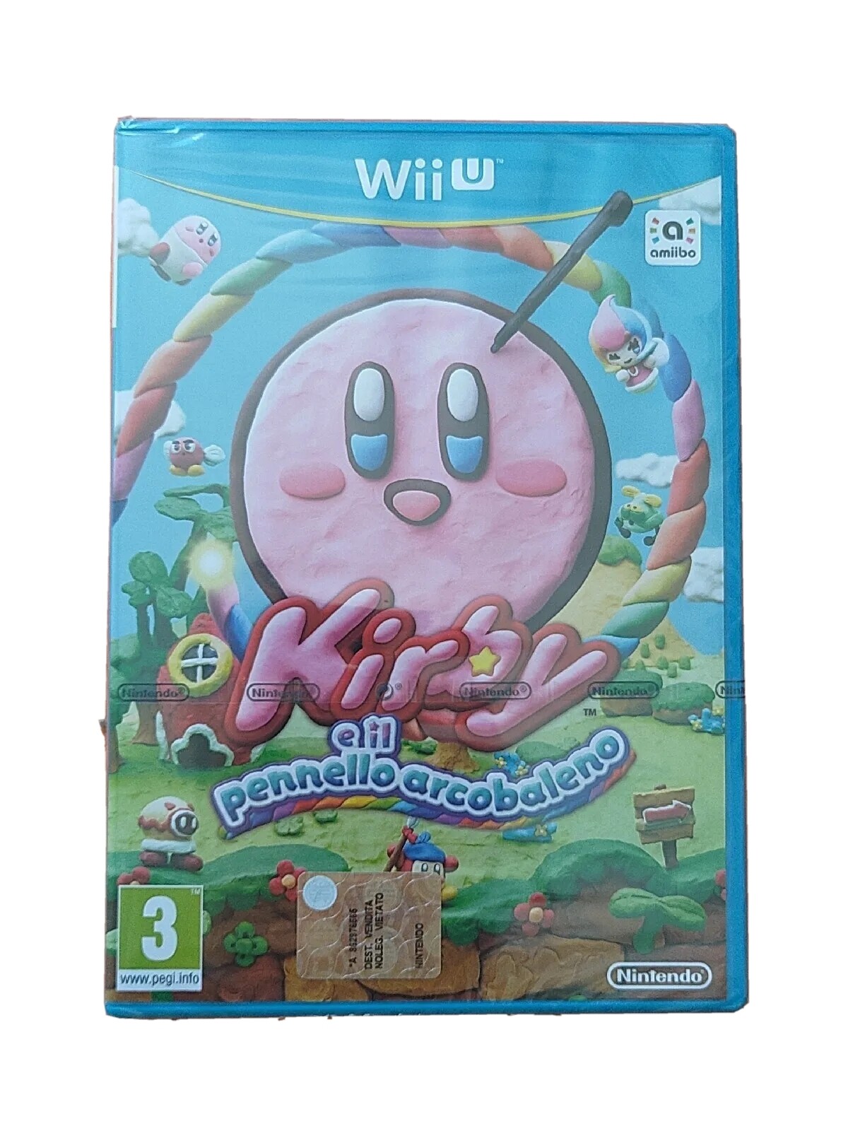 KIRBY E IL PENNELLO ARCOBALENO NINTENDO WII U VERSIONE PAL ITA 1ª EDIZIONE