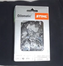 STIHL OEM Chainsaw Chain 16" 33 RM3 3/8” .050” 60DL 60 3662 005 0060 T26