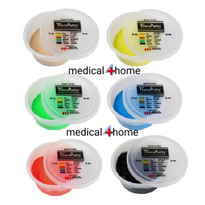 TheraPutty 6PK Therapy Putty Set CanDo 2oz