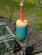 FREE SHIP 107 BIG Maine Lobster BUOY nautical wedding pot bouy float shore CAPE