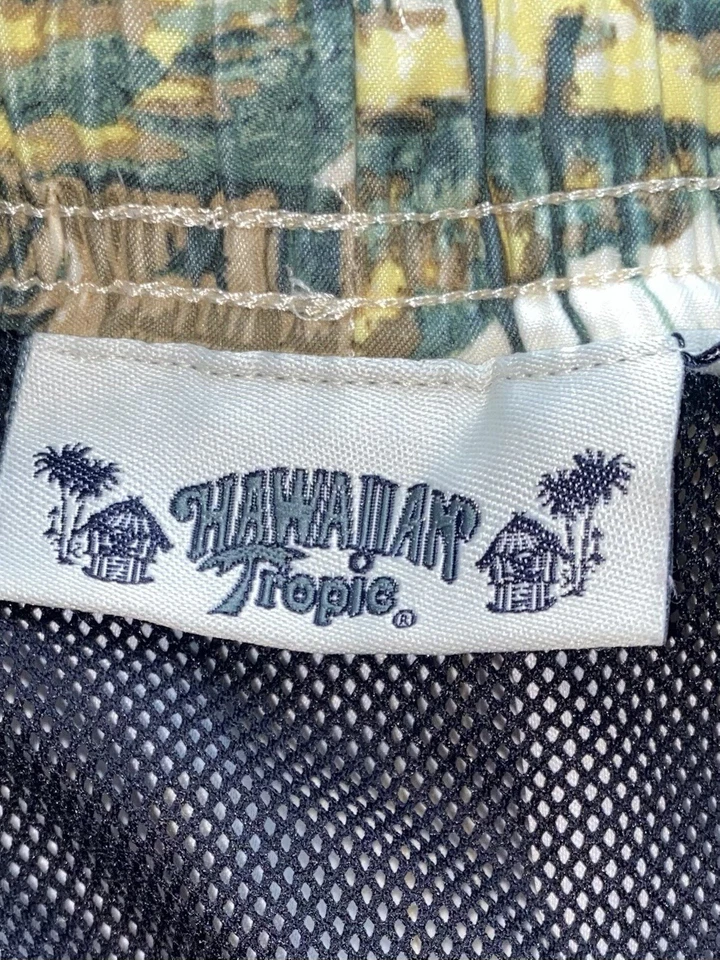 Swim Trunks Swim Shorts XL Hawaiian - Image 2 of 4