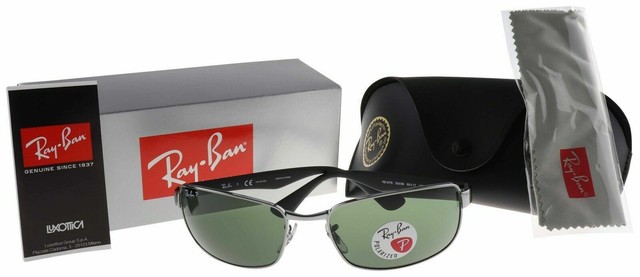Ray-ban Occhiali da sole Rb3478 004/58 Gunmetal Telaio/verde Lenti  Polarizzate | Acquisti Online su eBay