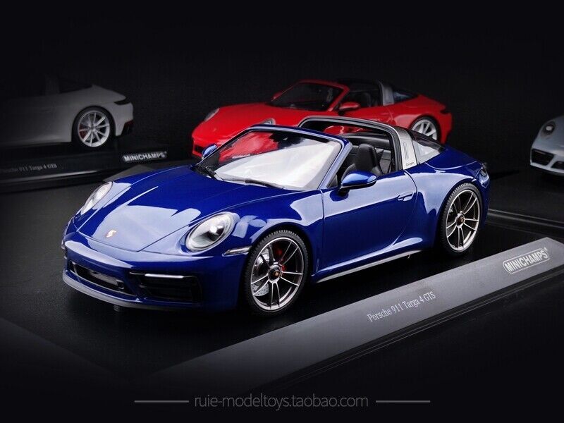 Minichamps 1:18 Porsche 911 992 TARGA 4 GTS 2021 alloy simulation