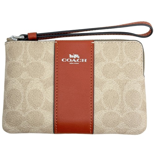 COACH Women's Small Corner Zip Wristlet Pouch Wallet Purse - Picture 223 of 277