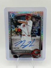 2025 Bowman Draft Mason Neville #CPA-MN HTA Choice MOJO 1st Bowman Auto /150