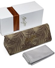 Maui Jim Sunglasses Eyeglasses Beige Hard Case Set Full Set Genuine NEW