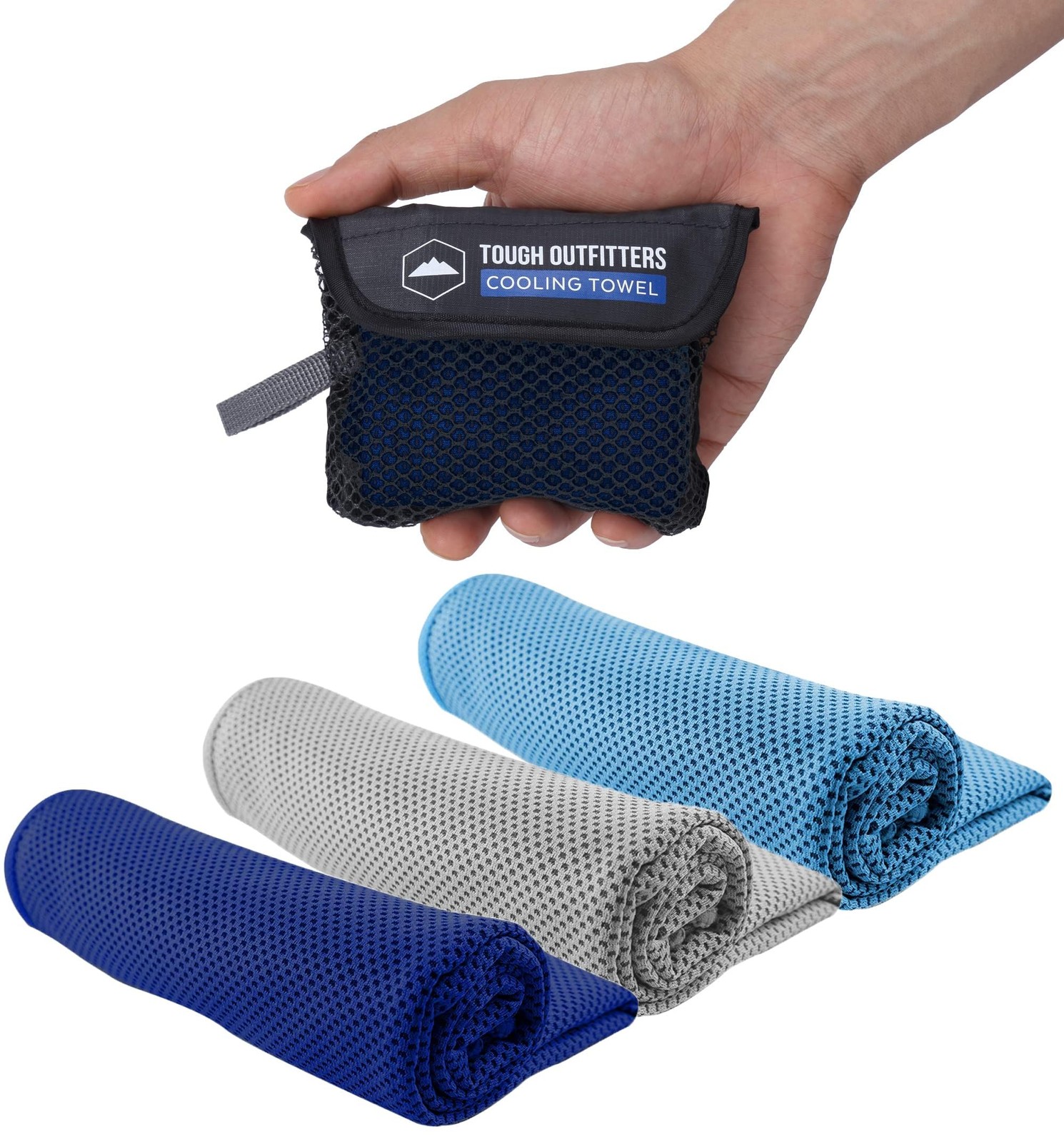 Khltuch 100x30 см - Набор полотенец для рук Khlendes - Khlhandtuch - Набор прохладных полотенец 5090₽