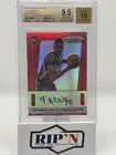 2013-14 Panini Prizm Autographs Giannis Antetokounmpo #33 Red Prizm /49 (AU, RC)