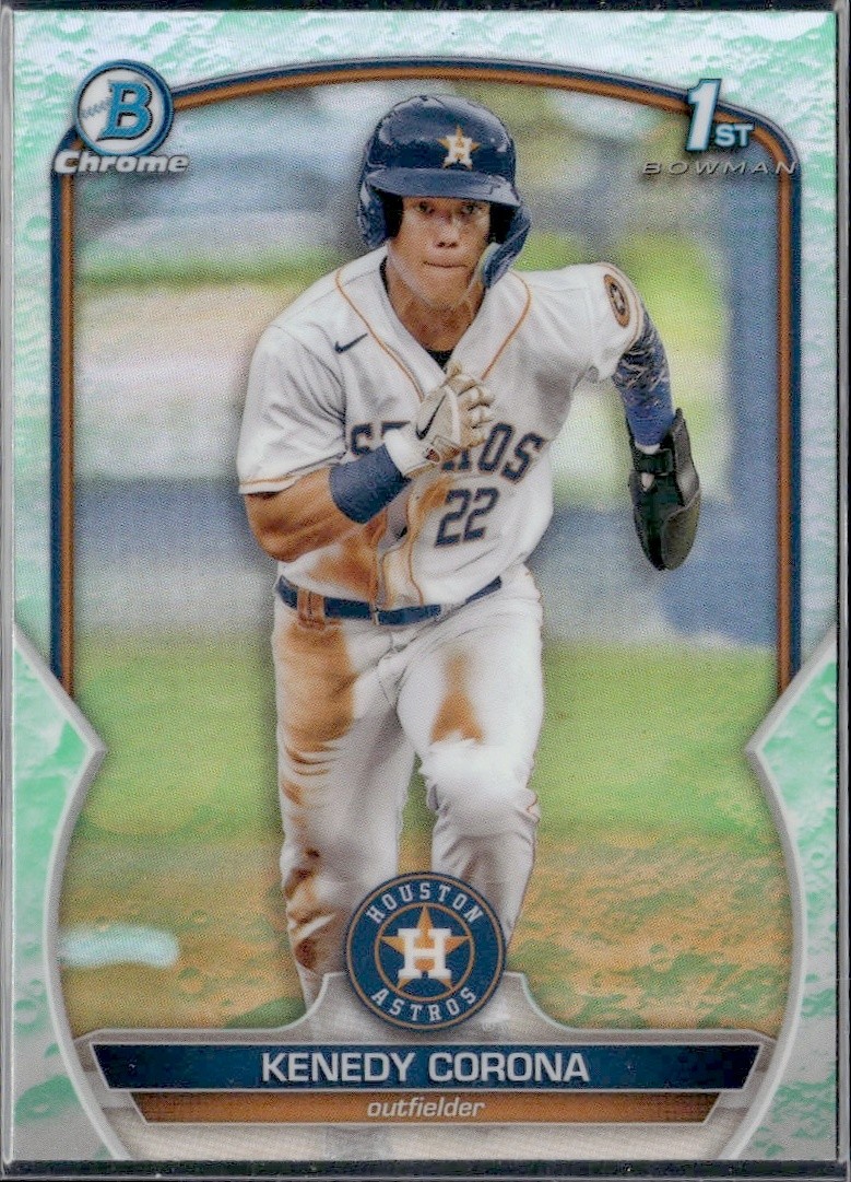 2023 Bowman Chrome Kenedy Corona BCP-148 Refractor Astros 1st Bowman