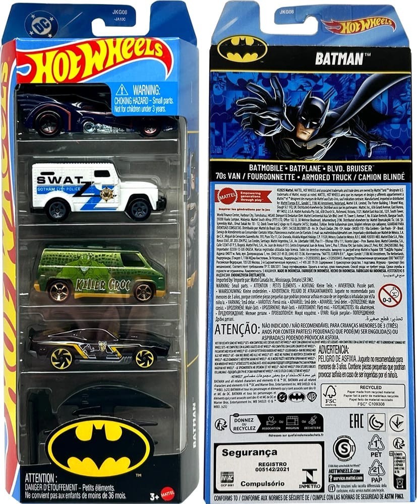 New 2026 Hot Wheels 1/64 DC Comics Batman Batmobile Killer Croc 5