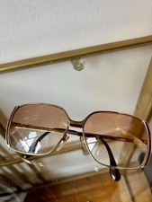 Vintage 1970s Yves Saint Laurent Gold Wire Framed Sunglasses