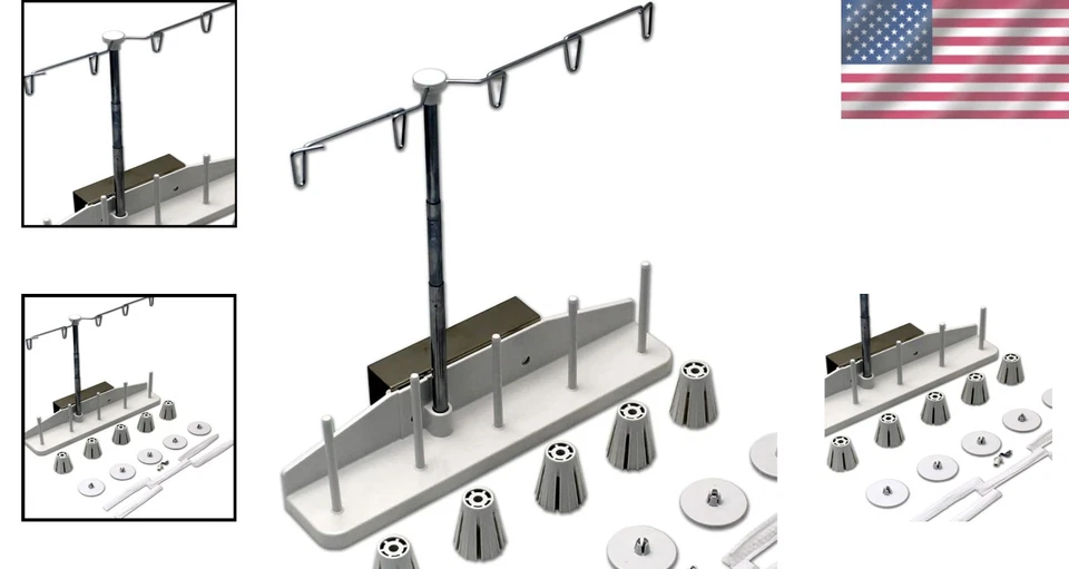 Durable Five Spool Thread Stand for MC12000 & MC15000 - Enhance Your Embroidery - Image 2 of 4
