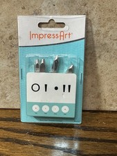 ImpressArt Metal Stamping Punctuation Symbol Set 4 Pc Jewelry Stamps