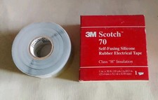 3M Self-Fusing Silicone Rubber Electrical Tape Scotch 70 25mm x 9M Roll