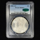 1882-CC $1 MS66+ PCGS CAC Morgan Silver Dollar - High Grade Carson City PQ Gem