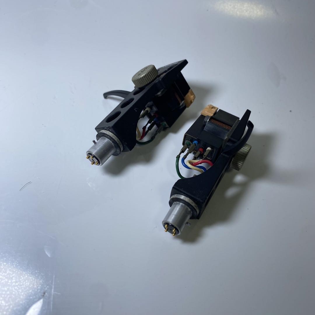 SHURE M44-7 Pair Set with Technics Headshell Tested Used