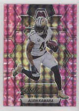2023 Panini Mosaic Pink Camo Mosaic Prizm Alvin Kamara #169 00em
