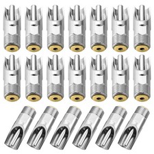 20Pack Pig Waterer Nipples, NPT 1/2" Stainless Steel Automatic Silver