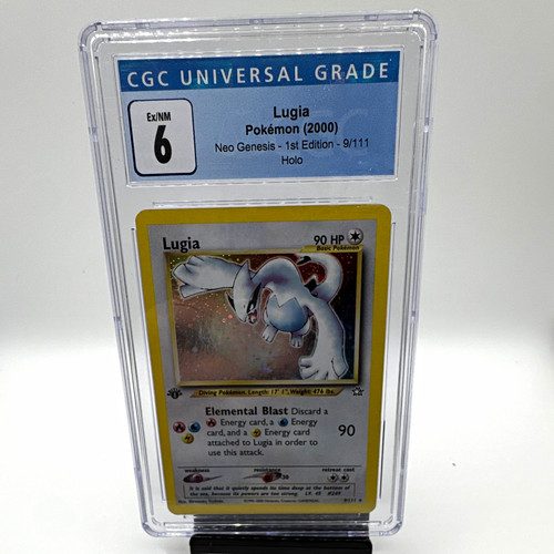 Lugia (1st Edition) graded CGC 6 for sale on eBay