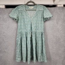 Christy Dawn Floral Print Dress Farm to Closet Regenerative Cotton Silk Large