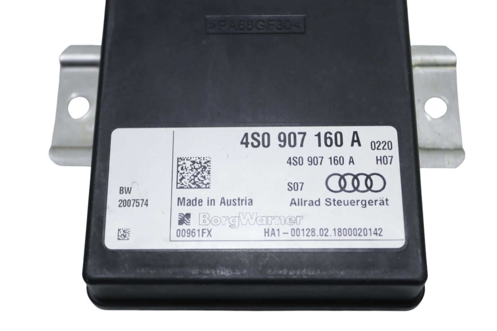 Audi R8 V10 4S AWD Control Module Unit 4S0907160A 2017 - 2023 OEM