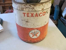 Vintage Texaco Metal Gas/Oil Can 5gal.