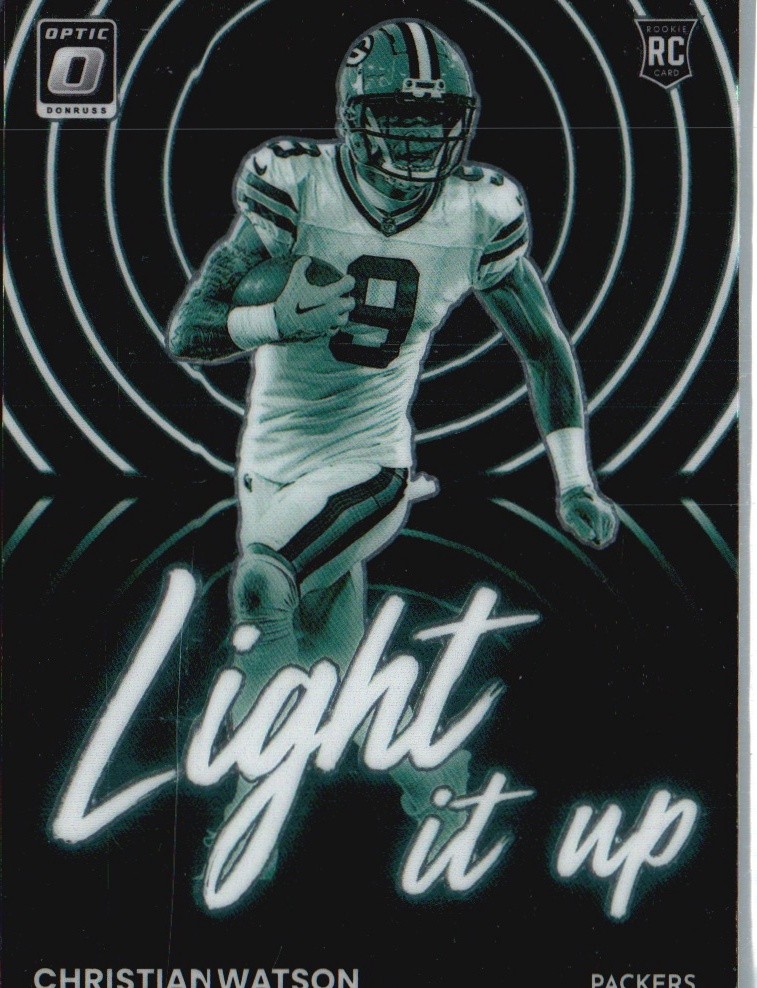 2022 Donruss Optic #LU-17 Christian Watson Light it Up