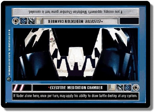 Executor: Meditation Chamber [Foil] Lightly Played SWCCG: Reflections II Foil