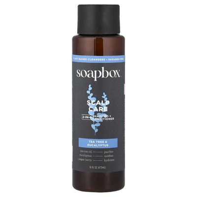 Scalp Care, 2-In-1 Shampoo + Conditioner, Tea Tree & Eucalyptus, 16 fl oz (473