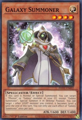 Galaxy Summoner PHHY-EN002 Common Photon Hypernova Near Mint Yu-Gi-Oh