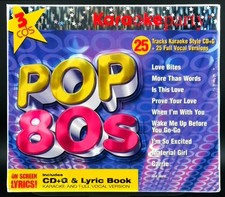 Karaoke Party // Pop 80's by Various Artists Madacy New/Sealed 3CD Set