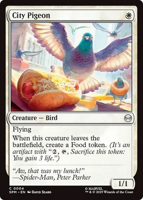 CITY PIGEON x4 mtg NM-M Marvel's Spider-Man 4 Common