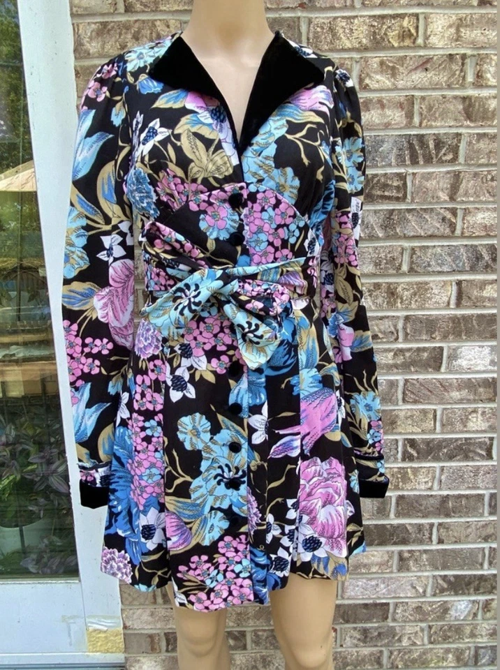 Vestido Floral Raro Vintage Años 60/70 Young Innocent by Arpeja Foto 2 de 4