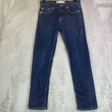 Levis 502 Jeans Hi Ball Reg Taper Reg Size 26x26 Stretchy Blue Denim Dark Wash