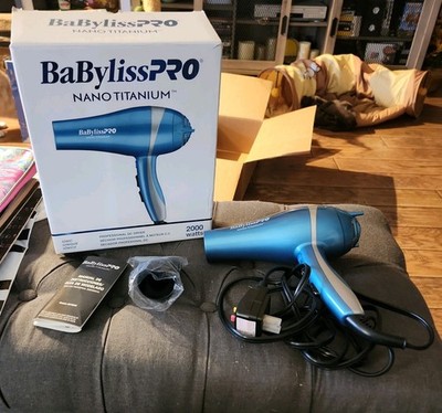 BaBylissPRO Nano Titanium Professional 2000 Watt Hair Dryer BNT5548