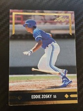 1991 Leaf - Gold Rookies Eddie Zosky #BC24 Toronto Blue Jays 
