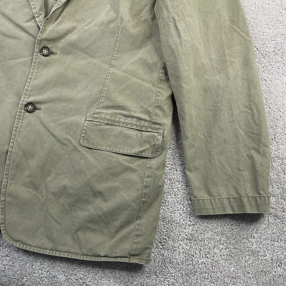 Blazer LL Bean Para Hombres 42 Verde Peso Trópico Sin Forro Abrigo Deportivo Chaqueta Caza Foto 3 de 4