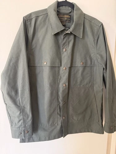 Filson Dry Tin Jac Shirt Made In USA Otter Green Size S image 7