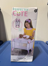 Perfectly Cute Folding Crib for Baby Doll   Doll Accessory Playset Damage Box 