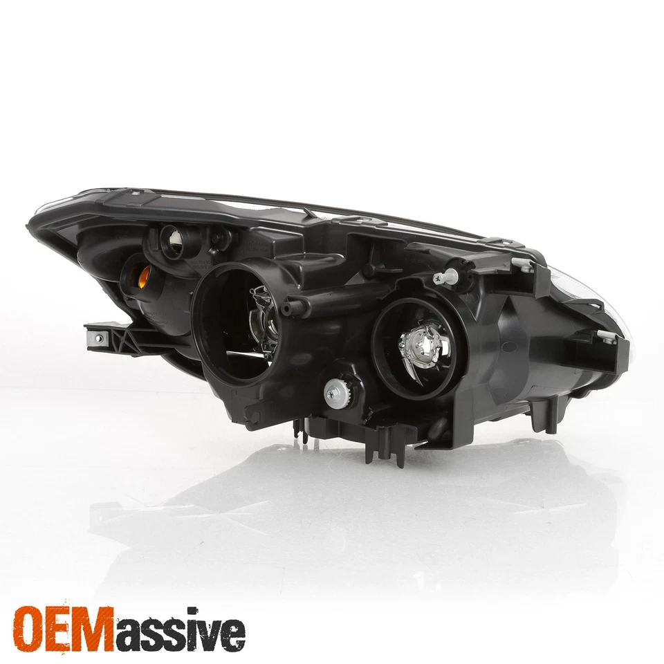 Projector Black Headlights For 2004-2009 Honda S2000 S2K AP2 Left+Right Pair - Image 2 of 4