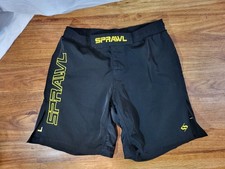 Sprawl Shorts Mens Black Size 36 MMA Fight Training Gym Athletic