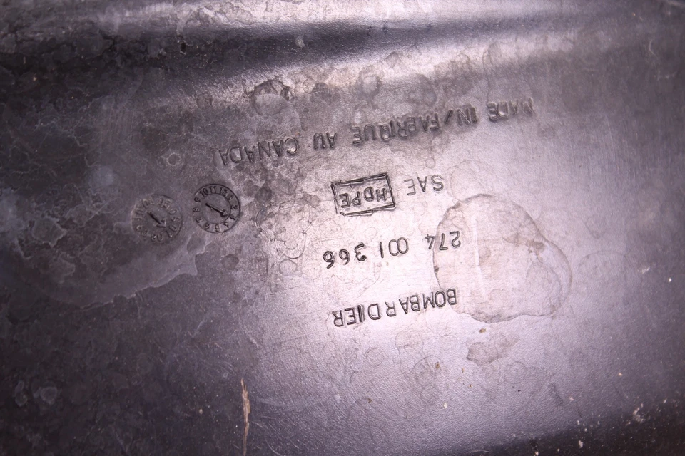 2007 SEA DOO GTI 4-TEC STD EXHAUST RESONATOR CHAMBER 274001366 - Image 3 of 4