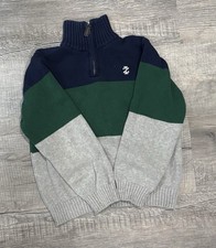 Izod Quarter Zip Sweater Kids Size 6/7
