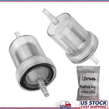 2 Pack Diesel Inline Fuel Filter Kit Reusable Washable Stainless Mesh Filters 3 2 Pack Diesel Inline Fuel Filter Kit Reusable Washable Stainless Mesh Filters 3