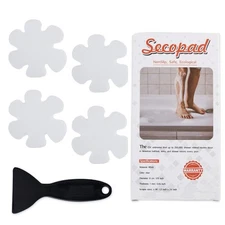 24PCS Original Bathtub Stickers Non-Slip, Safety Shower Treads Adhesive Appli...