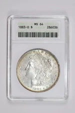 1883-O MORGAN DOLLAR ANACS MS64 PQ! SOAPBOX