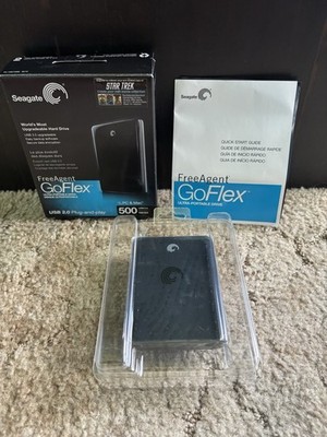 Seagate FreeAgent GoFlex Ultra-Portable Drive, 500GB, USB 3.0, PC and Mac