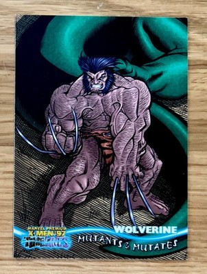 Fleer Marvel Premium X-Men '97 Timelines #53 Wolverine Trading Card MCU Mutants