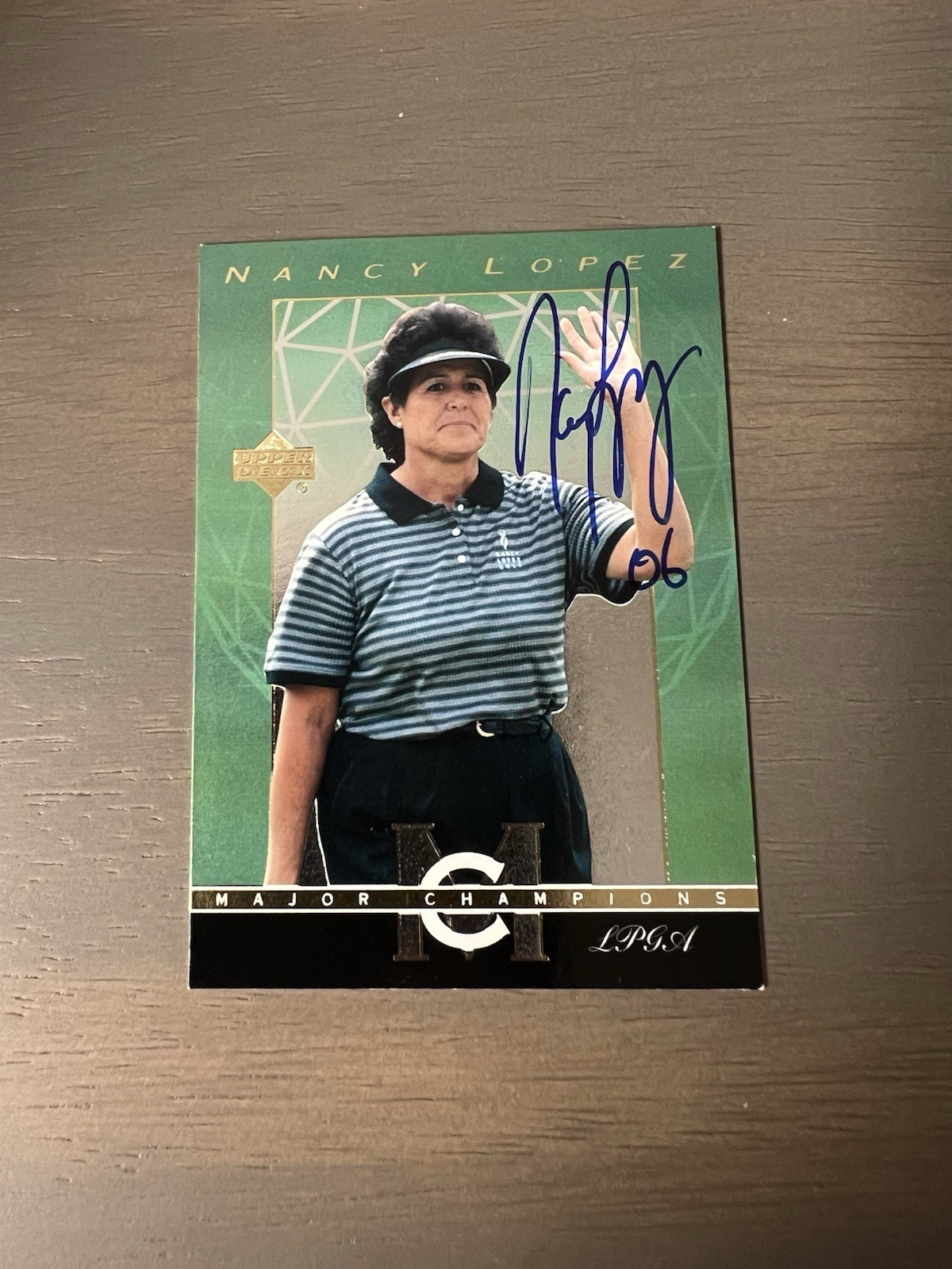 Nancy Lopez #-MC-9 signed autograph 2003 Upper Deck LPGA Major Champions Card